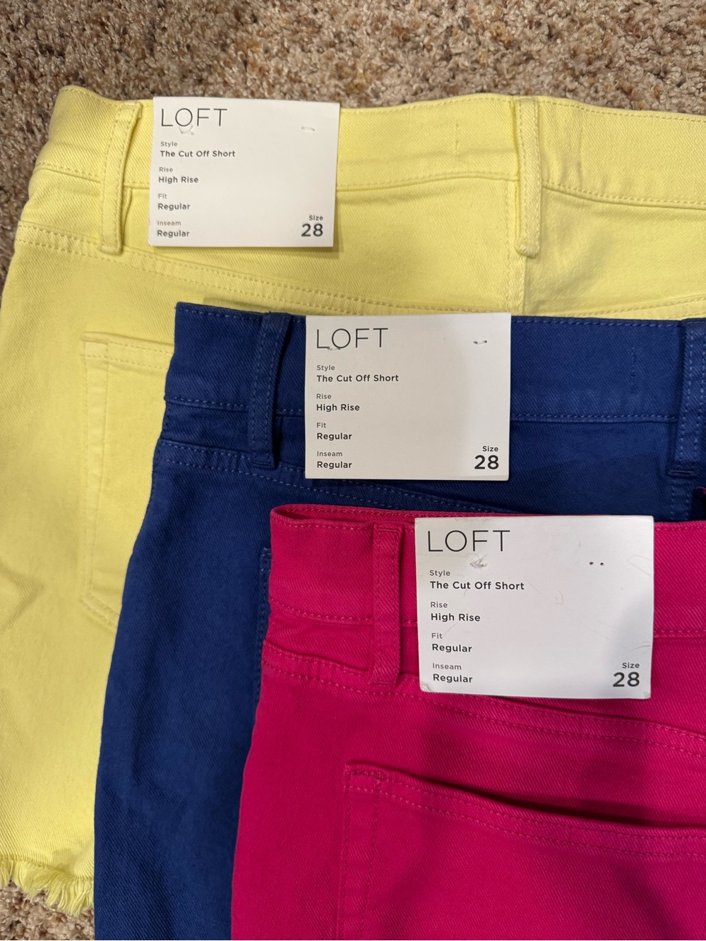 LOFT cut off shorts, 28/6. NWT. - Picture 2 of 2